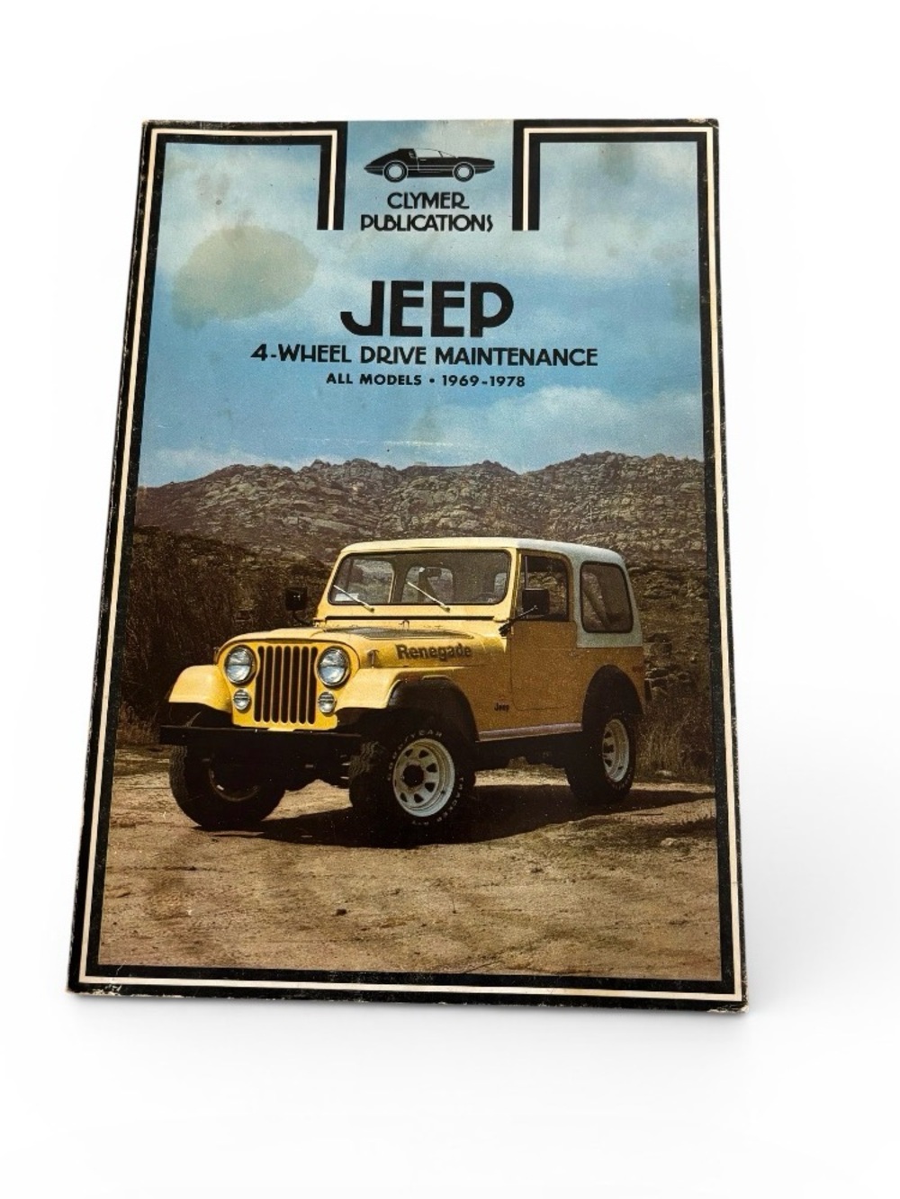 Jeep Yellow Renegade Illustrated Manual Cover